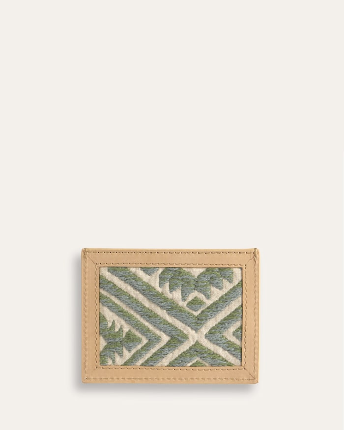 BAYSIDE COTTON SLIM WALLET